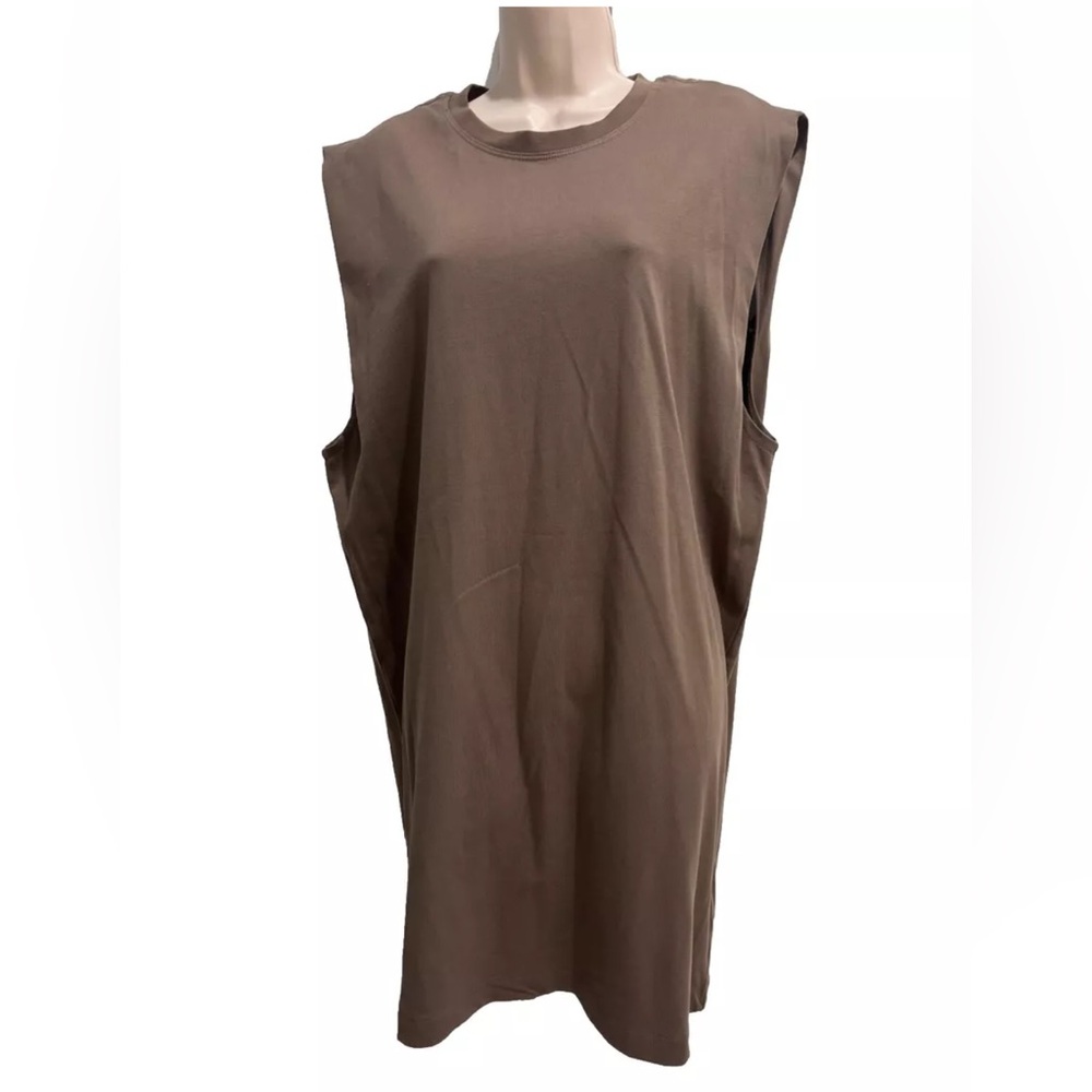 H&M Basic Women’s Shirt Dress Light Brown/Beige Size M NEW